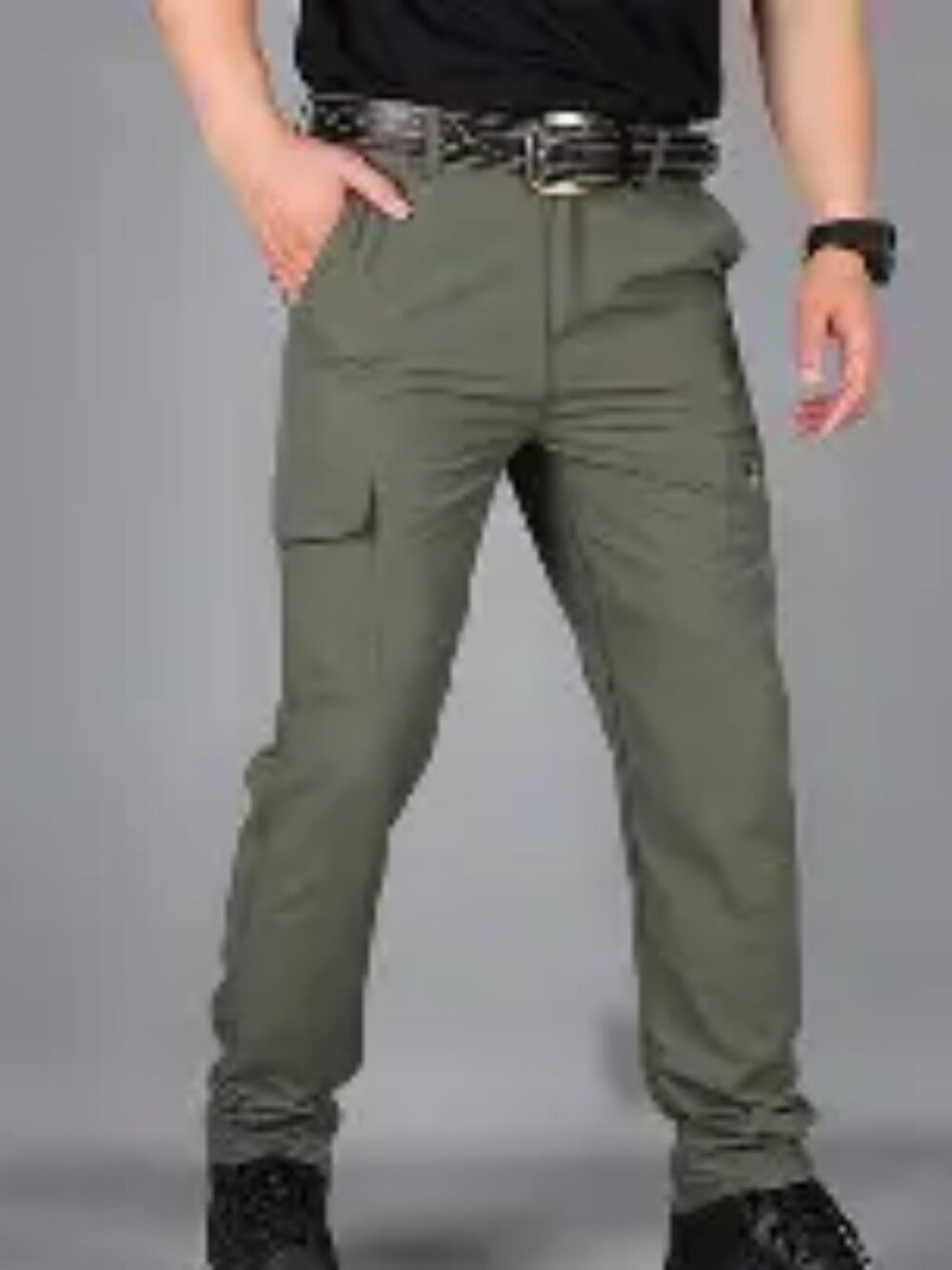 Men Big & Tall 44 Waist Khakis Cargo Relaxed Fit Trouser Pants Slacks Size XXL